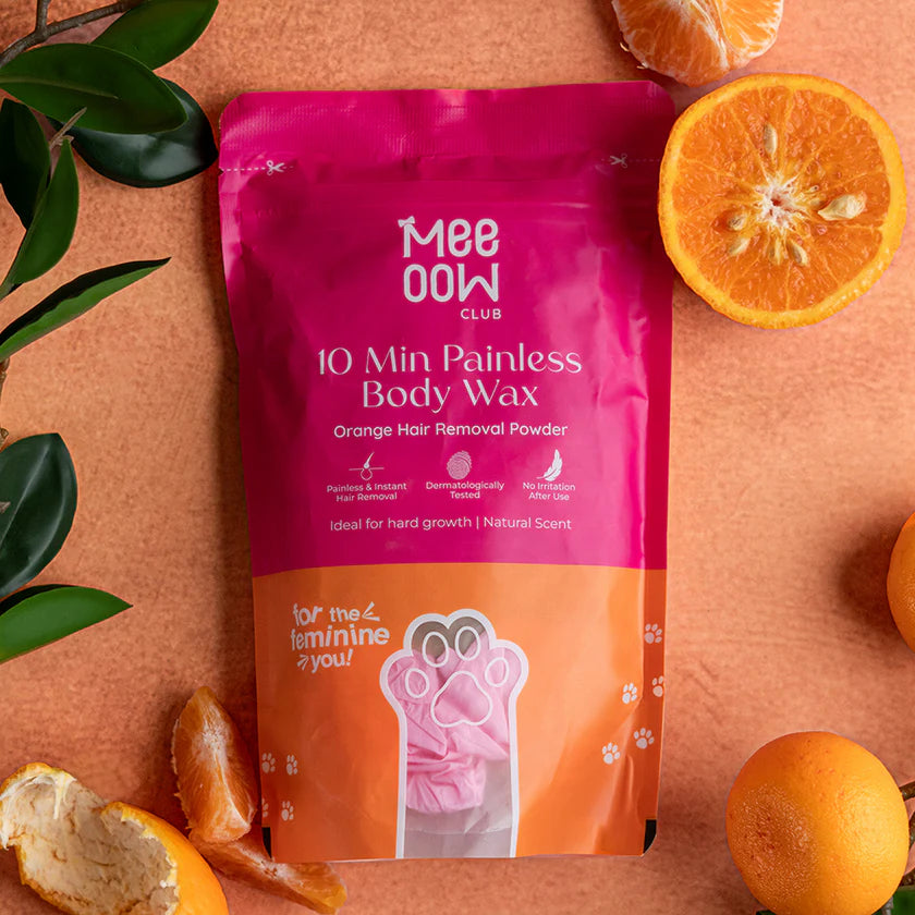 4-in-1 Mogra Body Hair Removal Wax Powder Mask
