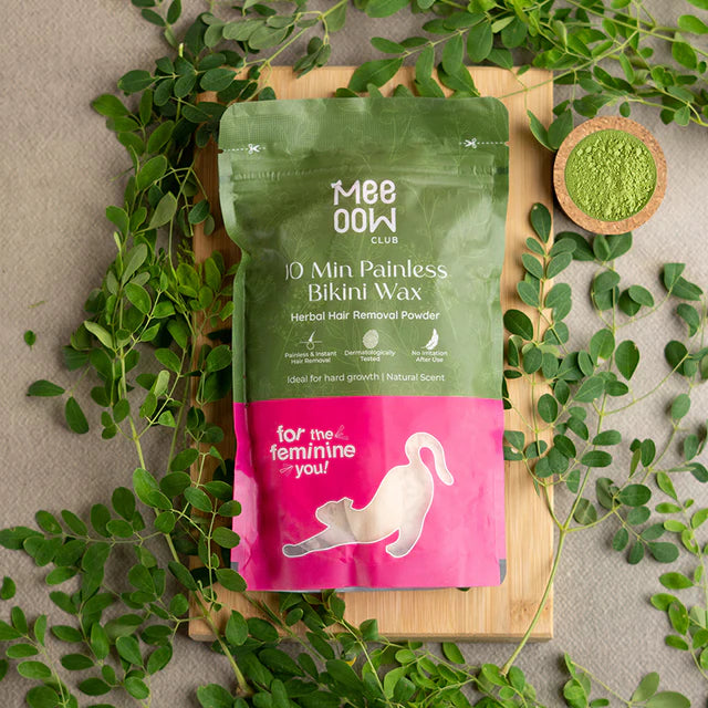 4-in-1 Herbal Bikini Hair Removal Wax Powder Mask